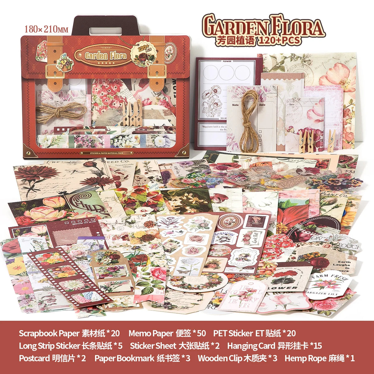 Suitcase Stories 115-Piece Ephemera Pack - product view 9