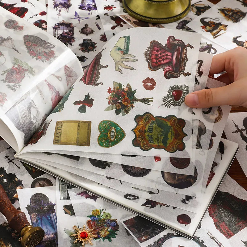Midnight Castle Gothic 50-Sheet Sticker Book - product view 2