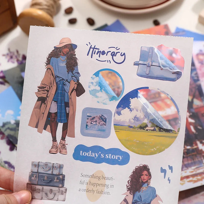 Literary Café 50-Piece Sticker Book - product view 4