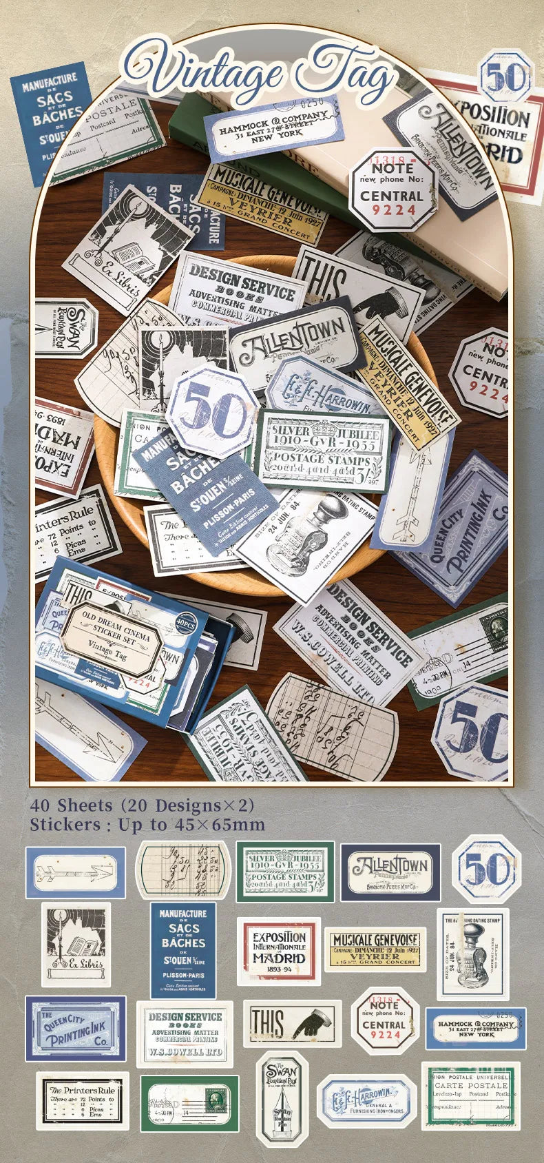 Old Dream Cinema Ephemera Kit - product view 15