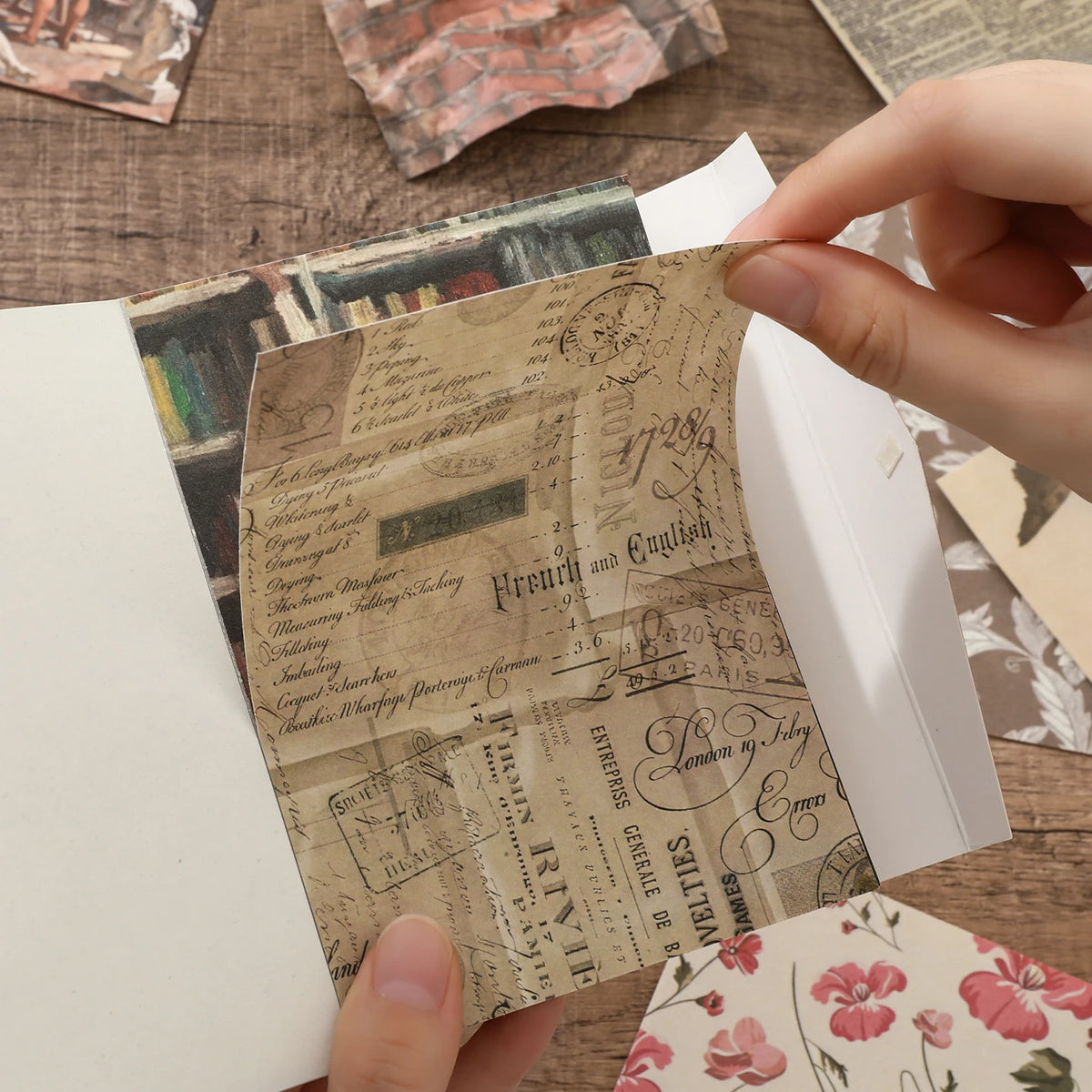 Painted Memories 120-Sheet Collage Paper Pack - product view 5