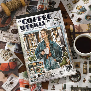Coffeehouse & Museum Gold-Foil Sticker Kit - product view 1