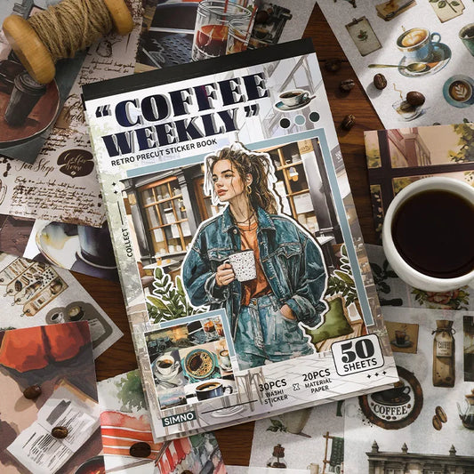 Coffeehouse & Museum Gold-Foil Sticker Kit - product view 1