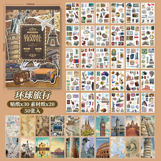 Grand Tour 300-Piece Travel Sticker Collection - product view 7