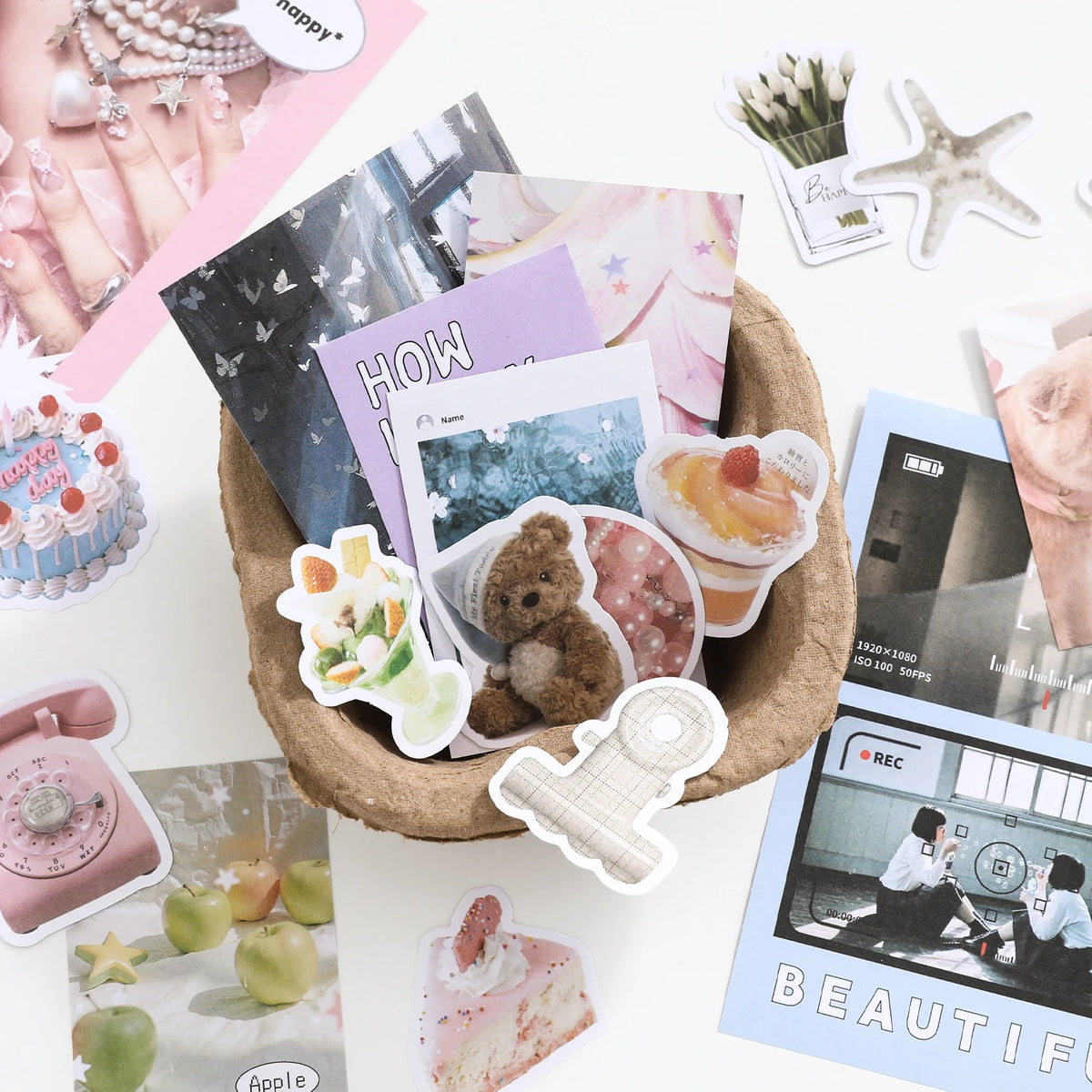 Pastel Daydream 100-Piece Scrapbooking Kit - product view 3