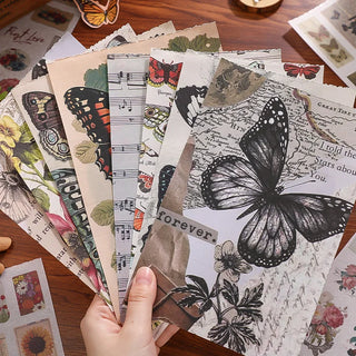 Flutter and Bloom ephemera pages and stickers
