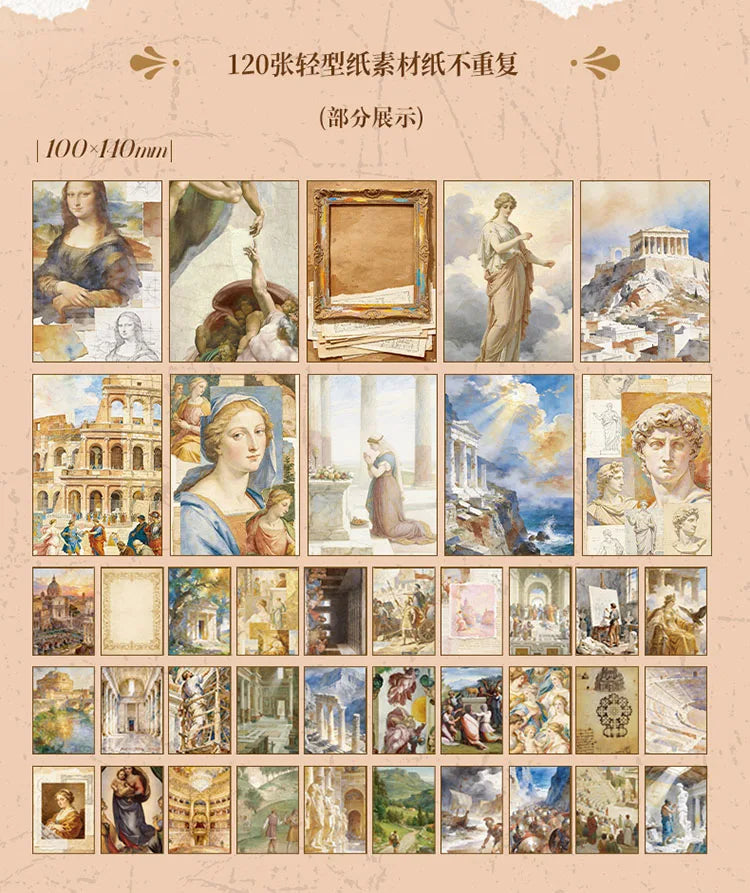 Painted Memories 120-Sheet Collage Paper Pack - product view 16