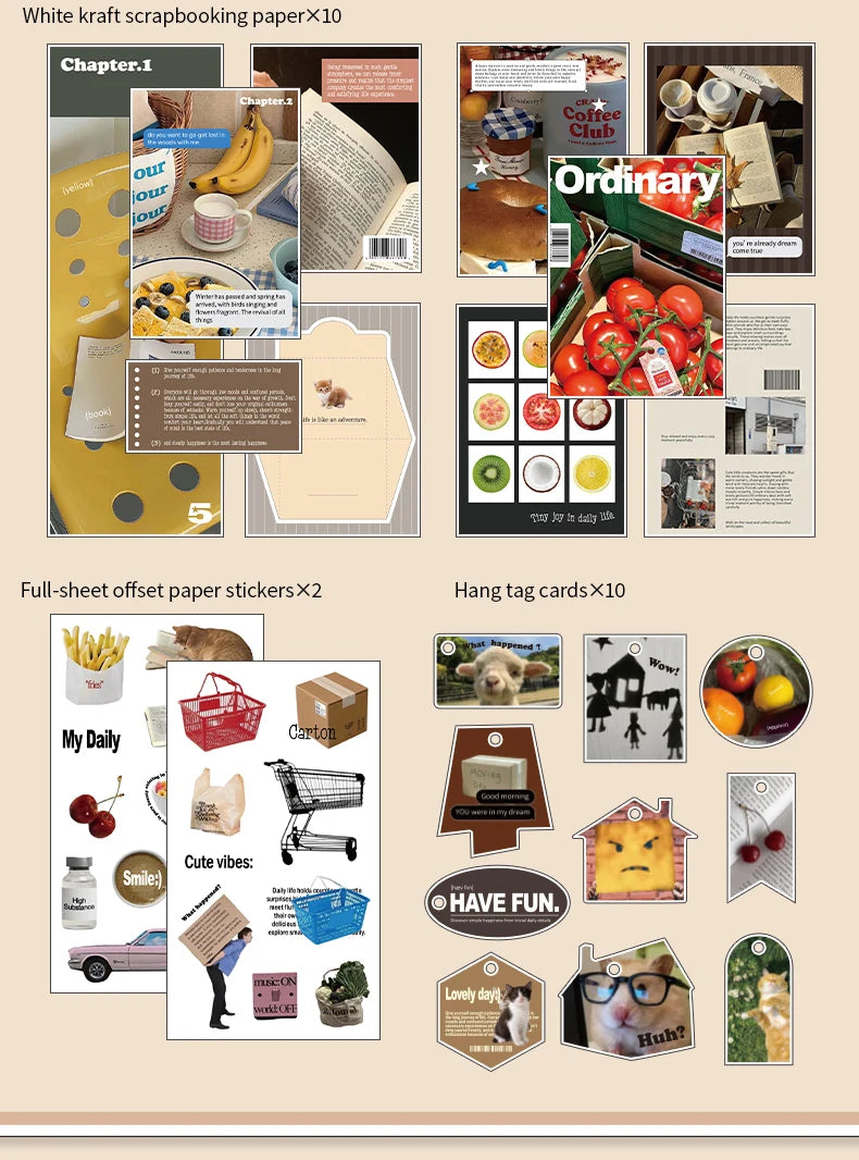 Soft Focus 70-Piece Photo Ephemera Pack - product view 16