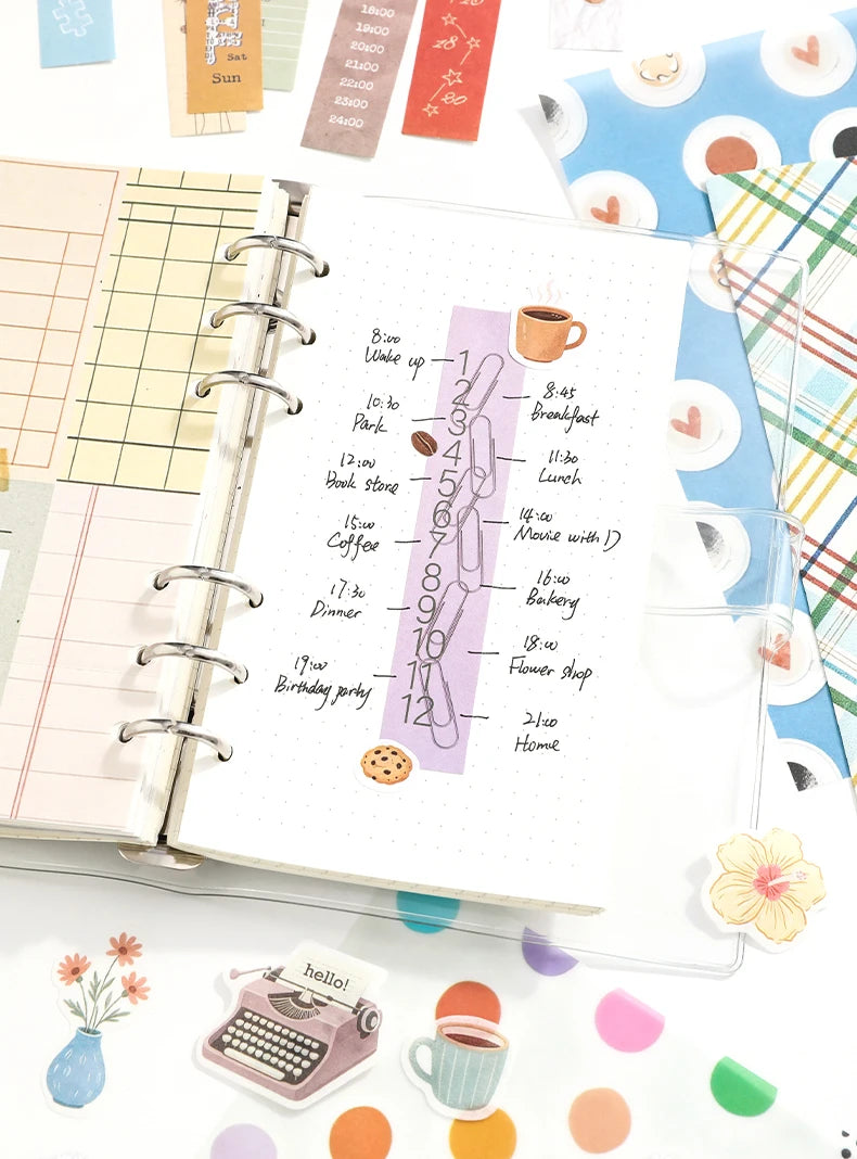 Color Stories included stationery pieces