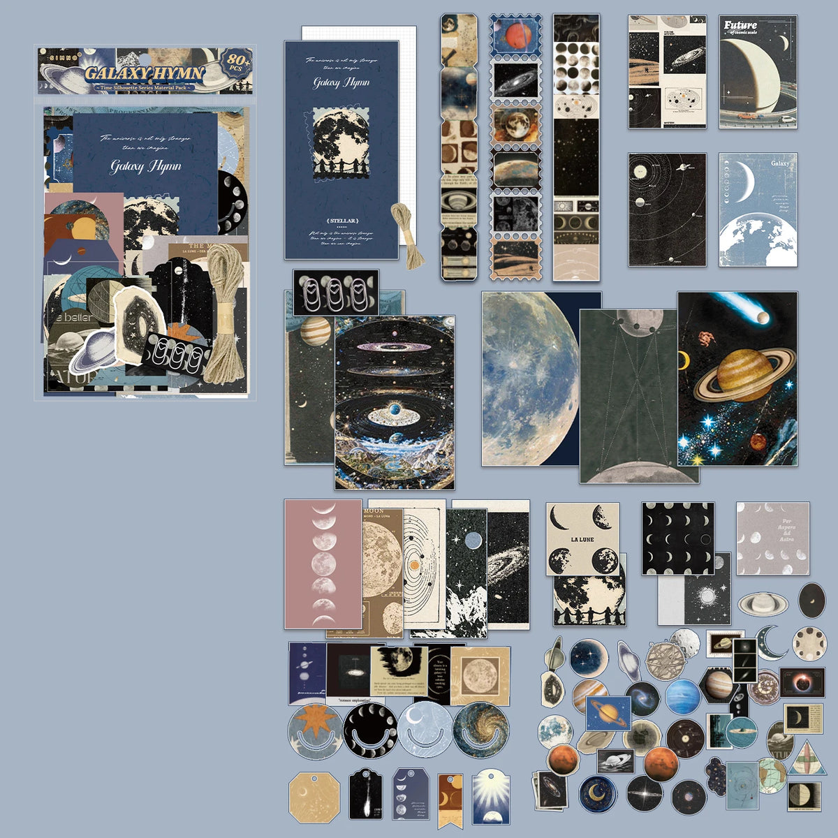 Whimsical Archives 80-Sheet Paper & Sticker Pack - product view 10