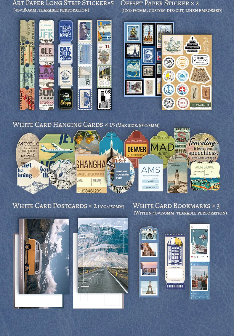 Suitcase Stories 115-Piece Ephemera Pack - product view 15