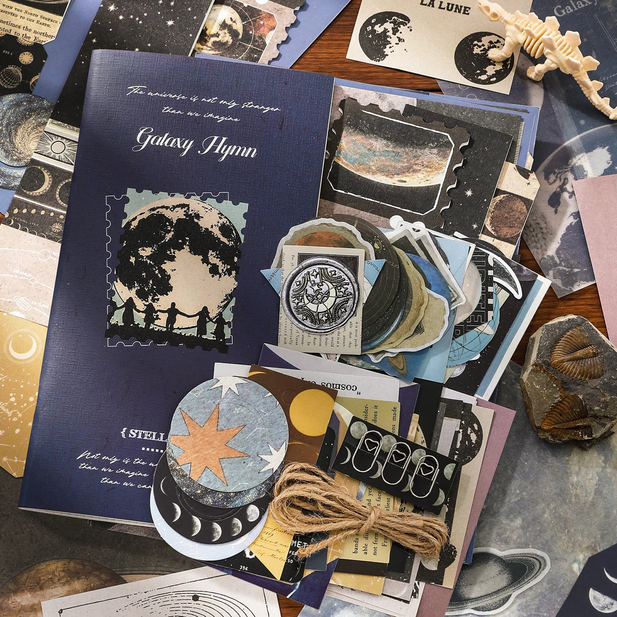 Whimsical Archives 80-Sheet Paper & Sticker Pack - product view 4