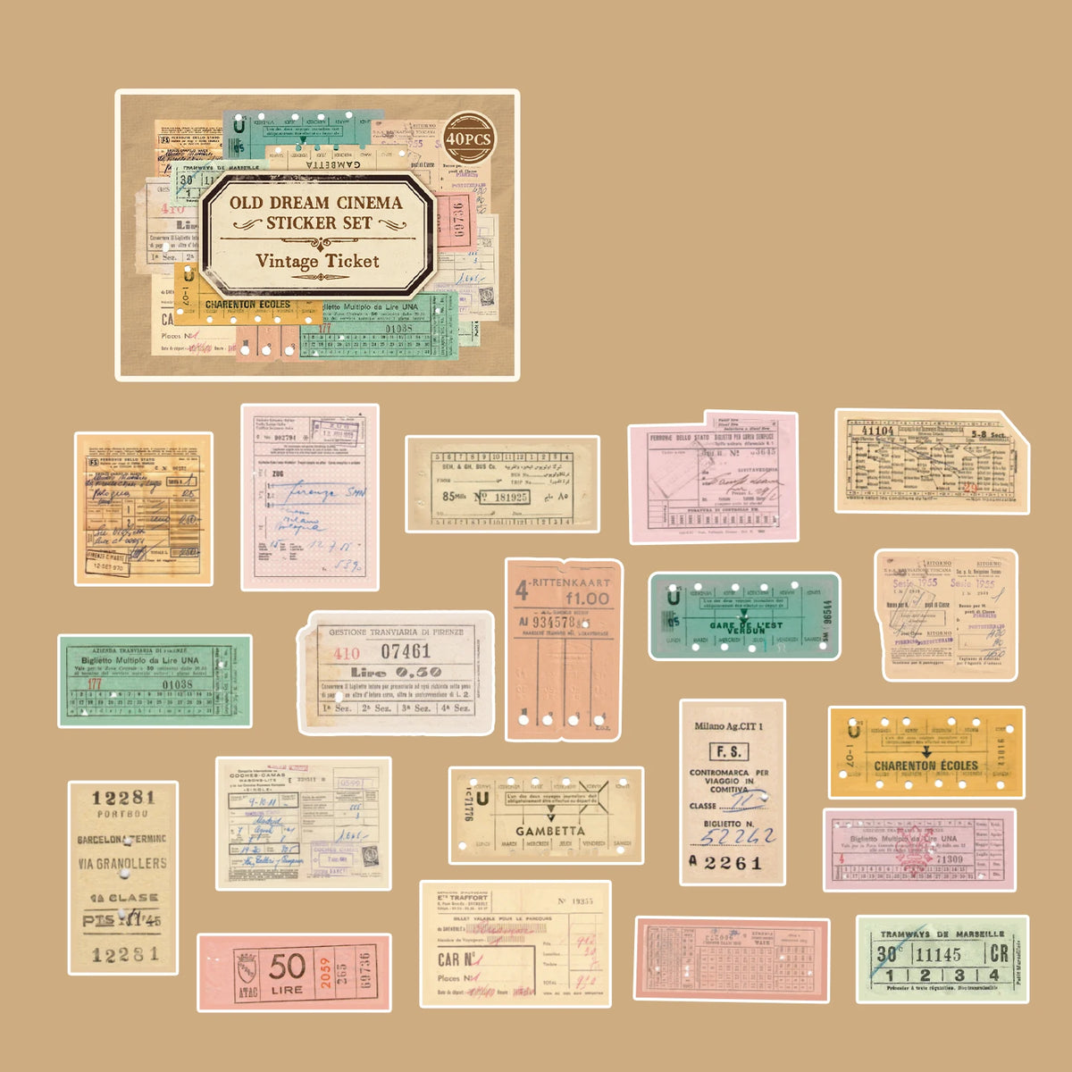 Old Dream Cinema Ephemera Kit - product view 10