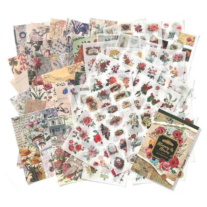 Flora & Butterfly 50-Page Sticker Book - product view 1