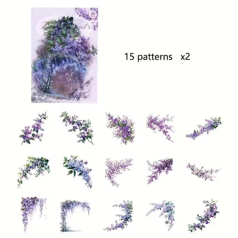 Spring Branches 30-Piece Sticker Pack