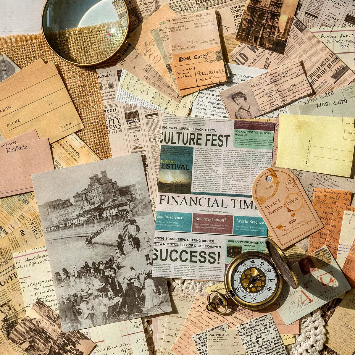 Wanderer's Desk 100-Piece Ephemera Kit