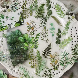 Woodland Botanicals 40-Piece Transparent Sticker Pack