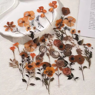 Violet Herbarium 40-Piece PET Sticker Pack