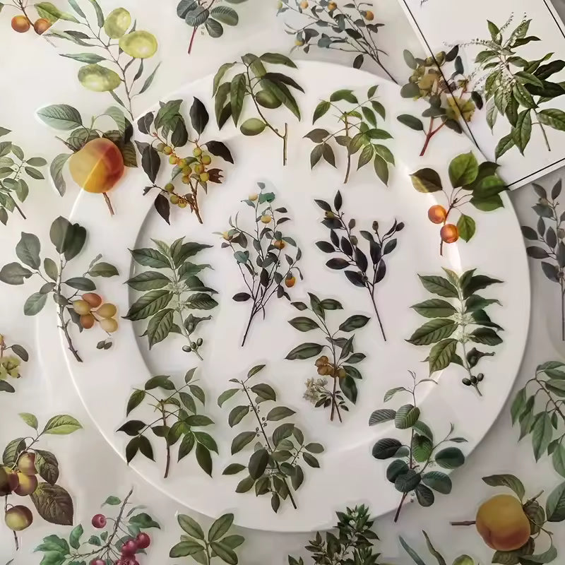 Meadow Sketches 40-Piece Floral Sticker Pack