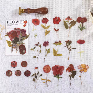 Pressed Florals 40-Piece Specimen Sticker Pack