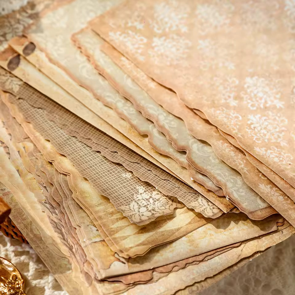 Timeworn Pages 30-Sheet Vintage Paper Pack