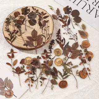 Violet Herbarium 40-Piece PET Sticker Pack