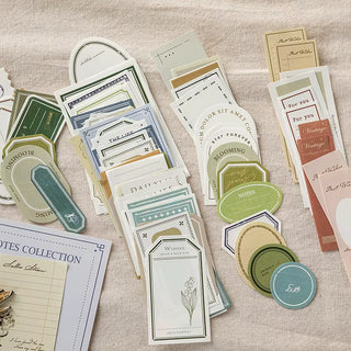 Quiet Notes 100-Piece Vintage Memo Set