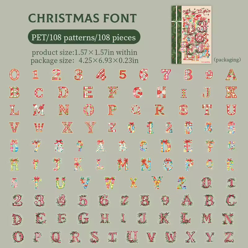 Christmas Wishes 216-Piece Sticker Pack