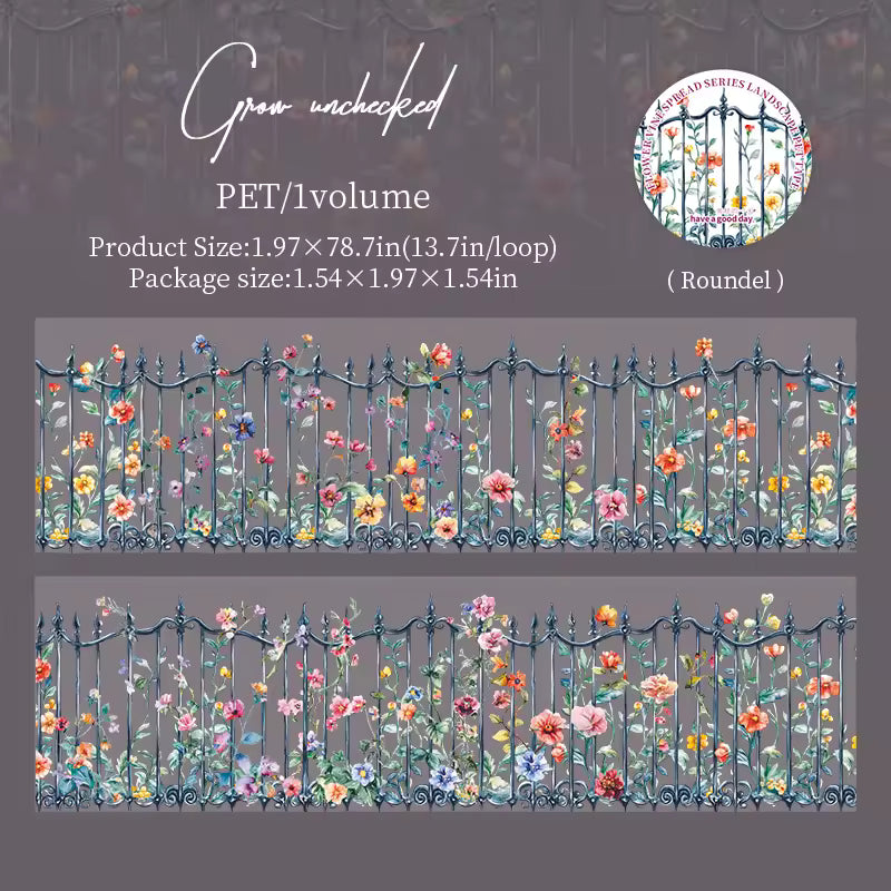 Garden Fence 50mm PET Decorative Tape
