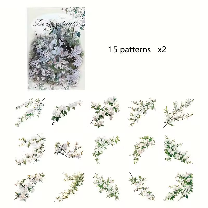 Spring Branches 30-Piece Sticker Pack