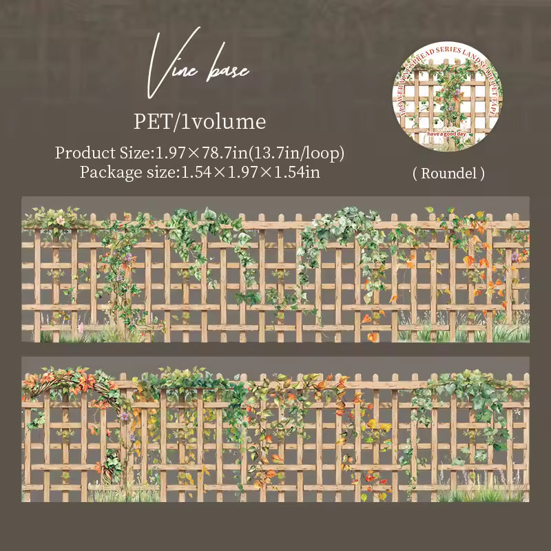 Garden Fence 50mm PET Decorative Tape