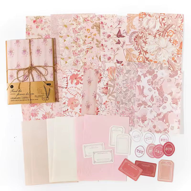 Secret Garden 40-Piece Vintage Paper Pack
