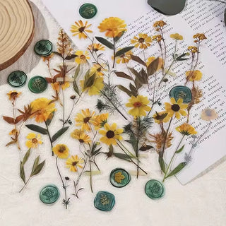 Violet Herbarium 40-Piece PET Sticker Pack