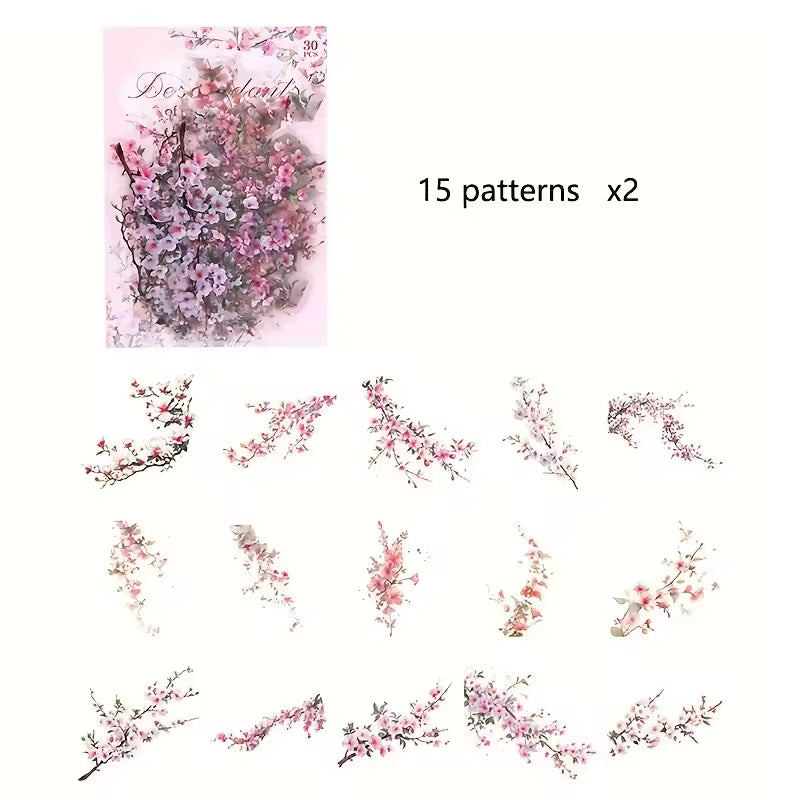 Spring Branches 30-Piece Sticker Pack