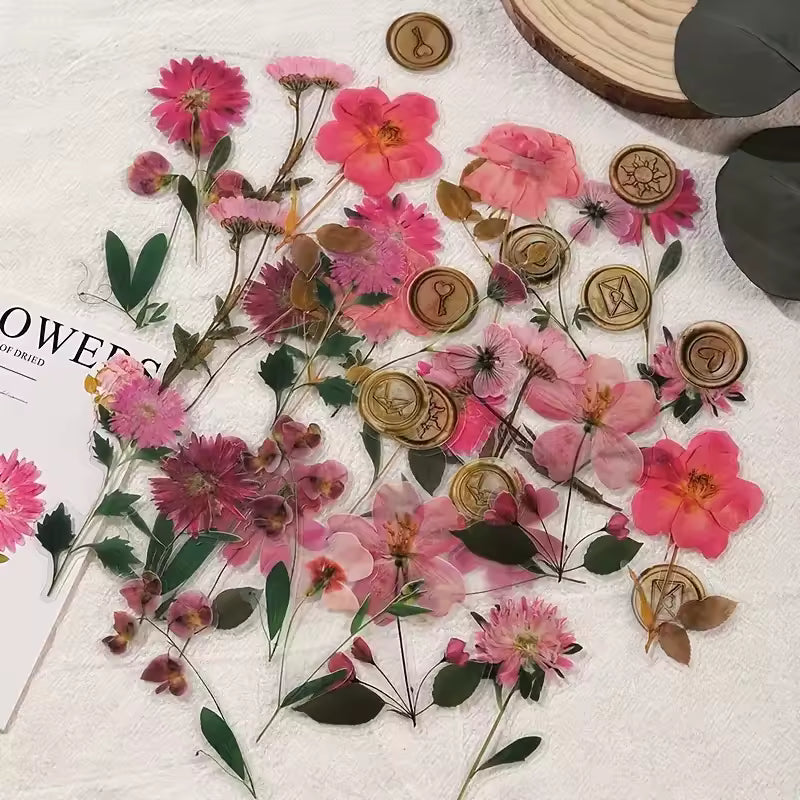 Violet Herbarium 40-Piece PET Sticker Pack