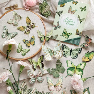 Butterfly Cabinet 20-Piece Vintage Sticker Pack