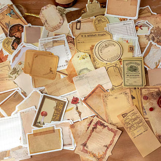 Quiet Notes 100-Piece Vintage Memo Set