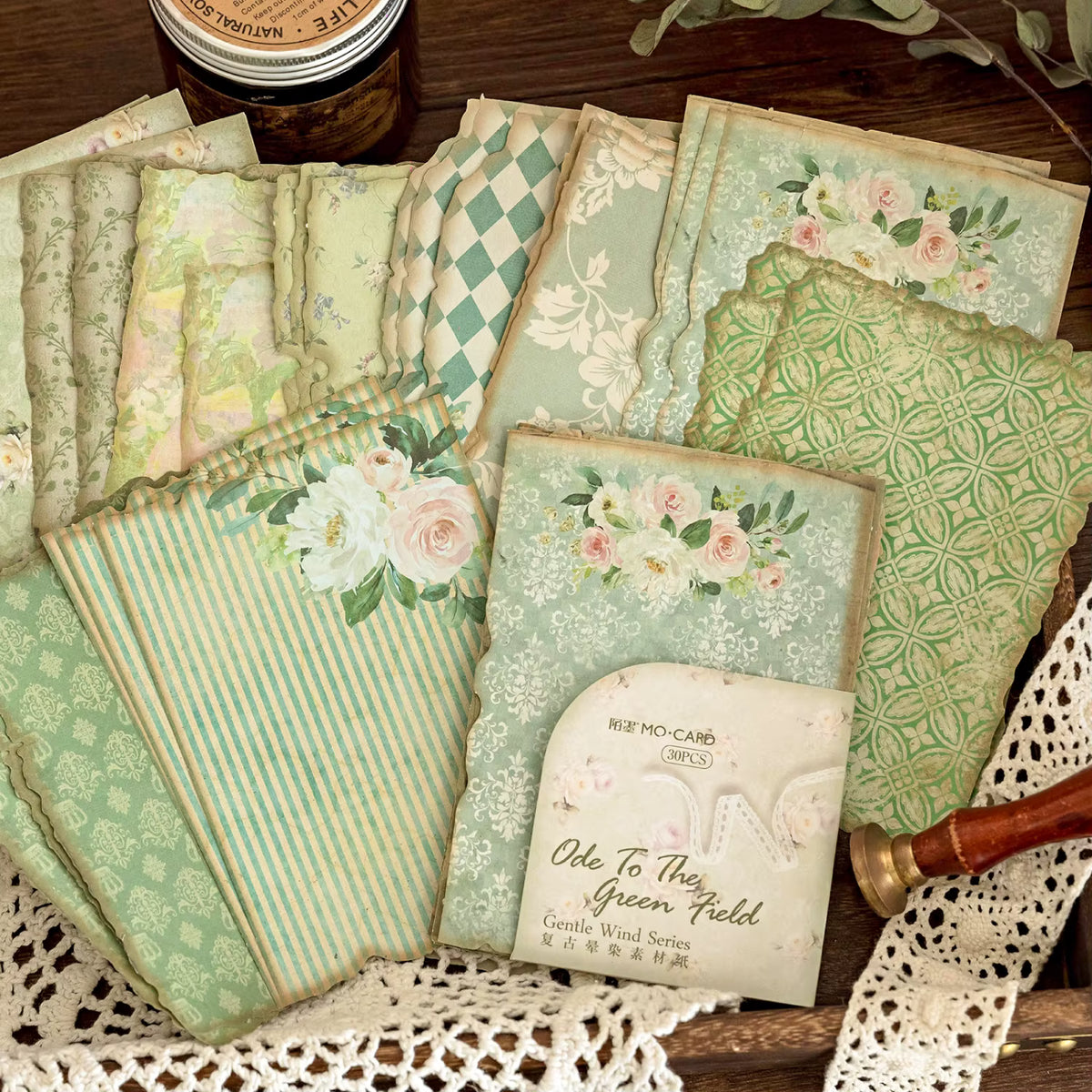 Timeworn Pages 30-Sheet Vintage Paper Pack