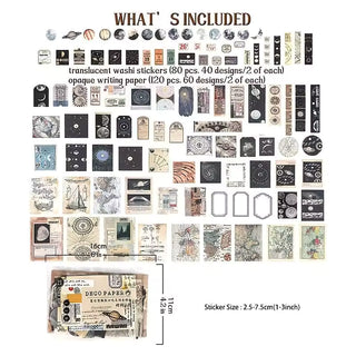 Astrology ephemera kit celestial paper designs