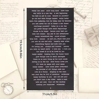 Vintage quote stickers sheet detail