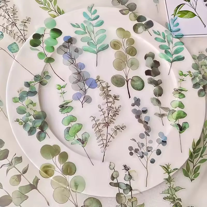 Meadow Sketches 40-Piece Floral Sticker Pack