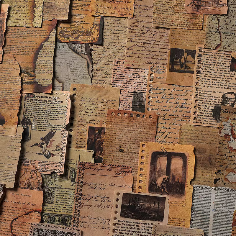 Literary Archives Vintage Paper Collection