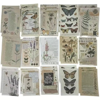 Nature-Inspired Ephemera Kit - woodland creature motifs