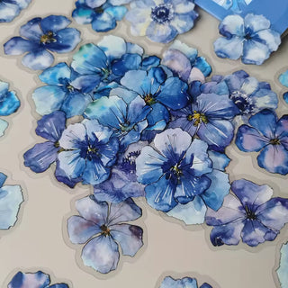 Watercolor Blooms 50-Piece Sticker Pack