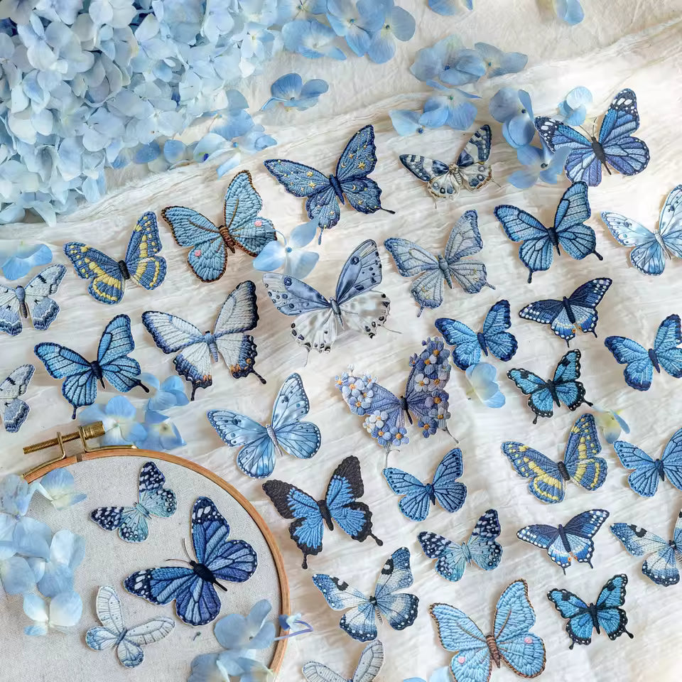 Butterfly Cabinet 20-Piece Vintage Sticker Pack