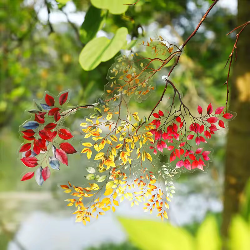 Painted Branches 20-Piece Transparent Sticker Pack
