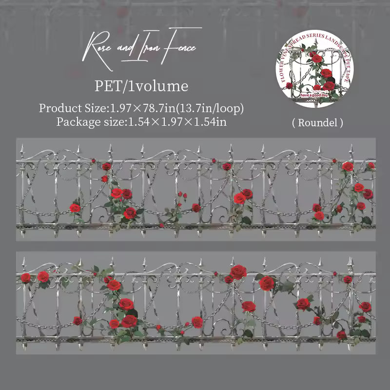 Garden Fence 50mm PET Decorative Tape