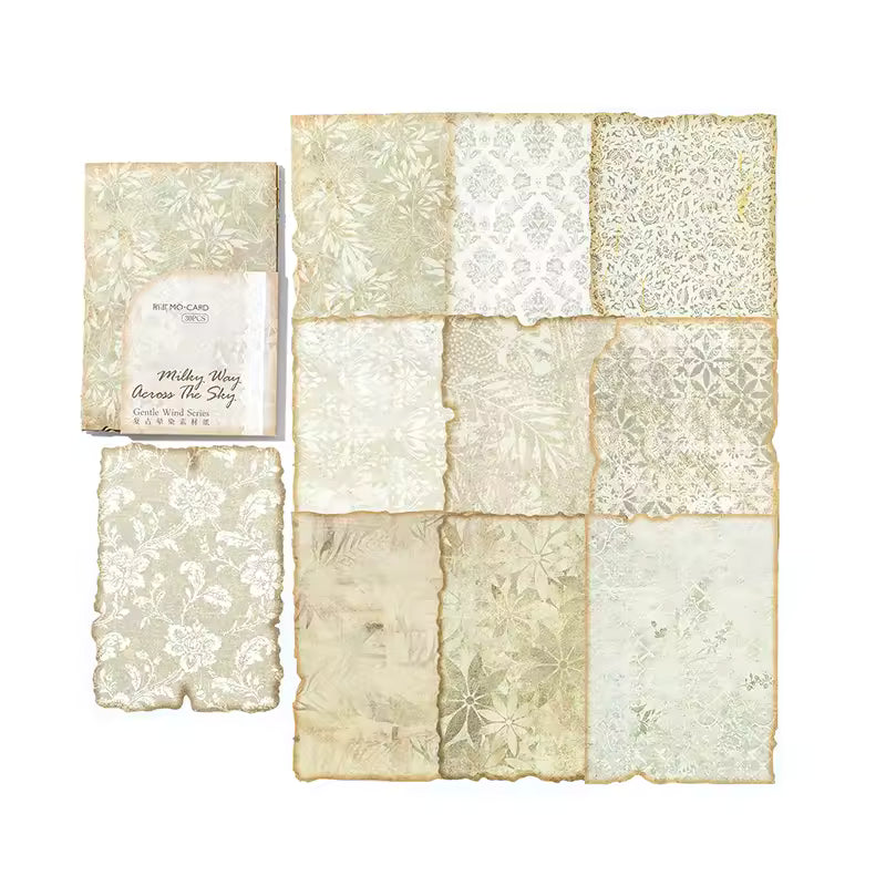 Timeworn Pages 30-Sheet Vintage Paper Pack