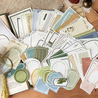 Quiet Notes 100-Piece Vintage Memo Set