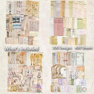 Archive paper used in scrapbook page